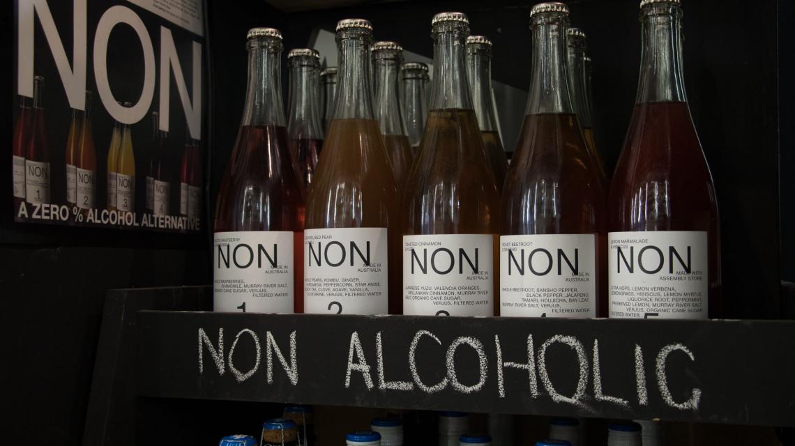 Non-alcoholic wine.